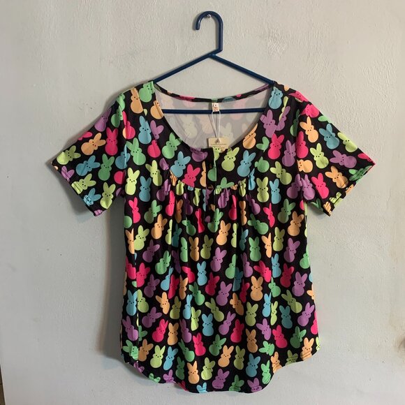 Roshop Peeps Desgin Woman's Blouse - NWT - Picture 1 of 3
